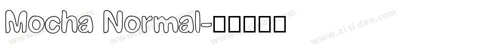 Mocha Normal字体转换